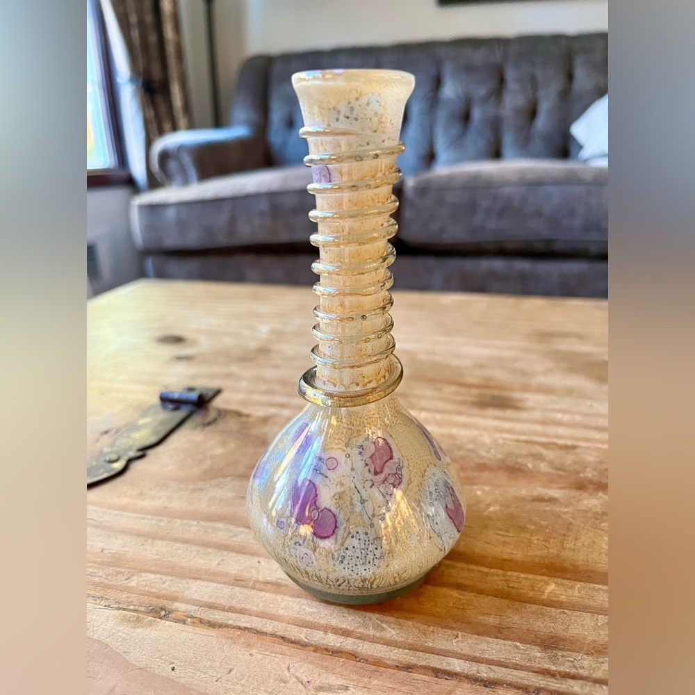 1960’s Vintage Antonio Da Ros for Cenedese Art Bud Vase Hand Blown Glass MCM